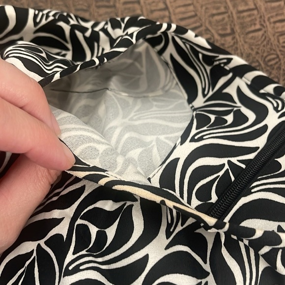 MaxMARA black and white pattern dress size 12 - Picture 7 of 7